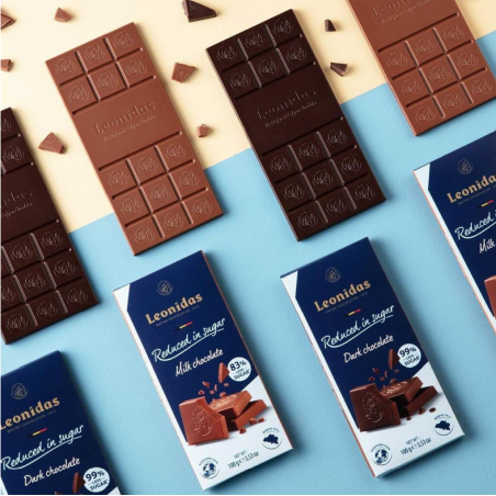 Tablettes de chocolats lait et noir