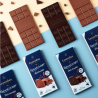 Tablettes de chocolats lait et noir