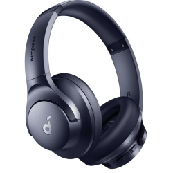 Casque bluetooth bleu marine
